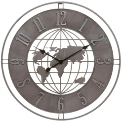HORLOGE METAL MONDE ISAC D.68CM