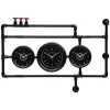 HORLOGE METAL TUYAU DAYA D.110X75CM