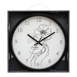 HORLOGE PLASTIQUE FEMME TIMO D.30CM