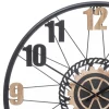 HORLOGE ROUE MOHAN D.65CM