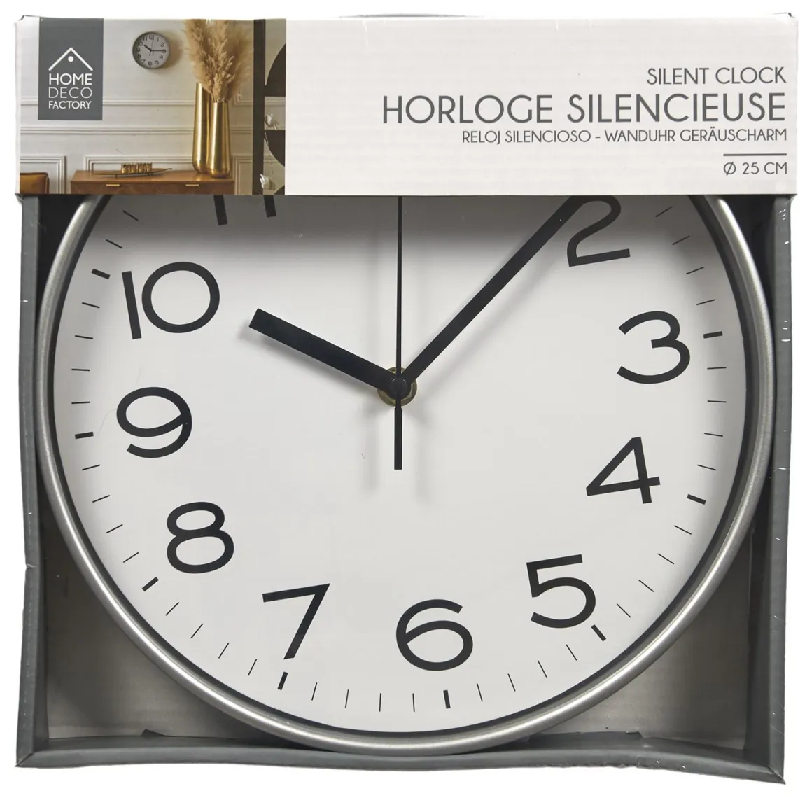 HORLOGE SILENCIEUSE STUDIO D.25CM