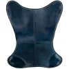 HOUSSE BUTTERFLY CUIR BLEU