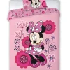HOUSSE COUETTE 140X200CM ET 63X63CM MINNIE