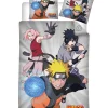 HOUSSE COUETTE 140X200CM ET 63X63CM NARUTO
