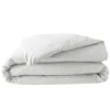 HOUSSE COUETTE 240X220CM PERCALE UNI 78 FILS BLANC