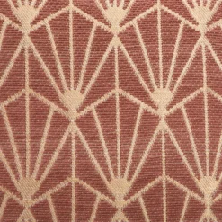 HOUSSE COUSSIN CHENILLE ART DECO ROSE 40X40CM