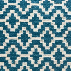 HOUSSE COUSSIN CHENILLE ETHNIQUE BLEU 40X40CM