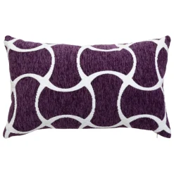 HOUSSE COUSSIN CHENILLE JENI VIOLET 30X50CM