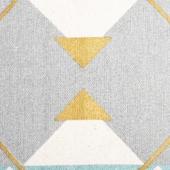 HOUSSE COUSSIN GEOMETRIQUE OR 40X40CM
