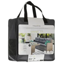 HOUSSE COUSSIN MAYARI 7 PLACES TERRE D OMBRE