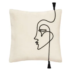 HOUSSE COUSSIN VISAGE CORDE 40X40CM