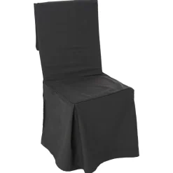 HOUSSE DE CHAISE GRIS FONCE