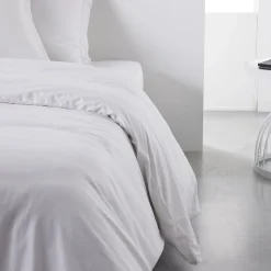 HOUSSE DE COUETTE 220X240CM UNIE CRAIE