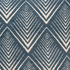 HOUSSE DE COUSSIN CHENILLE GEO BLEU 40X40CM