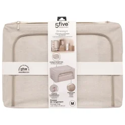 HOUSSE RANGEMENT DOUBLE OUVERTURE DRESSY PLUS BEIGE TAILLE M