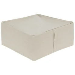 HOUSSE RANGEMENT RIGIDE BEIGE DRESSY PLUS 44.5X45.5CM