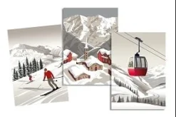 IZAR SKI TORCHON 50X70CM NATUREL