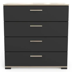 IZZY COMMODE 4 TIROIRS CHENE NOIR