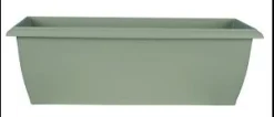 JARDINIERE EVOLUTION GRANDE L.84CM VERT ARGILE 22L