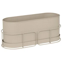 JARDINIERE METAL LIN AZE L.47CM