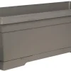 JARDINIERE TRADITION L.50CM ET PLATEAU CLIPS GRIS 9L