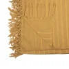 JETE DE LIT COTON OCRE 230X250CM