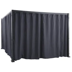 JEU RIDEAU ET RAIL ZALYA GRAPHITE ARDOISE