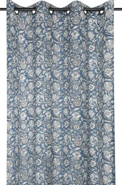 JULIANNE RIDEAU 140X260CM OEILLETS BLEU