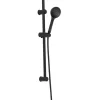 KIT COLONNE 70CM ACIER INOX 150CM NOIR MAT