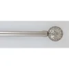KIT EXT 120 210 CM D19 EMBOUT BOULE PERFOREE ARGENT