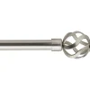 KIT EXT 120 210 CM D16 EMBOUT FLORENCE ARGENT