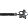KIT EXT 120 210 CM D16 EMBOUT MALE NOIR ARGENT