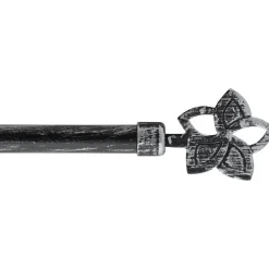 KIT EXT 120 210 CM D16 EMBOUT MALE NOIR ARGENT
