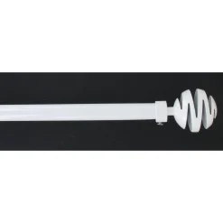 KIT EXT 210 380 CM D19 EMBOUT VILLALOUISE BLANC LAQUE