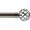 KIT EXT 210 380CM D.28MM EMBOUT FLORENCE GRAPHITE
