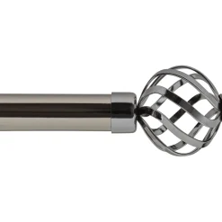 KIT EXT 120 210CM D.28MM EMBOUT FLORENCE GRAPHITE