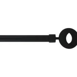 KIT EXTENSIBLE 210 A 380CM D.19CM EMBOUT NEW LOOK NOIR MAT