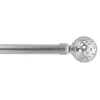 KIT EXTENSIBLE 120 A 210CM D.19CM EMBOUT VOLTAIRE ARGENTE