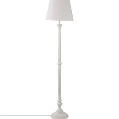 LAMPADAIRE BOIS BLANC LEO H.153CM X2COLIS