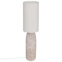 LAMPADAIRE CYLINDRE KEYAH GRIS H.111CM