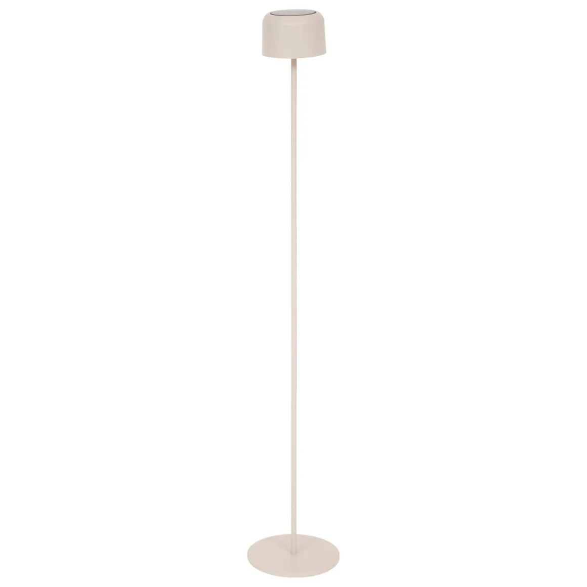 LAMPADAIRE SOLAIRE BOLTY RECHARGEABLE USBC ARGILE H.120CM