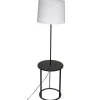 LAMPADAIRE SUR PIED GIL NOIR H.149CM