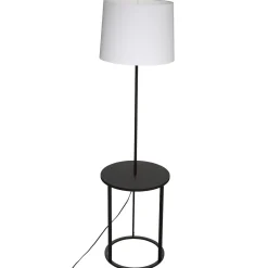 LAMPADAIRE SUR PIED GIL NOIR H.149CM