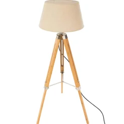 LAMPADAIRE TREPIED RUNO BAMBOU H.145CM