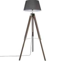 LAMPADAIRE TREPIED RUNO GRIS H.145CM