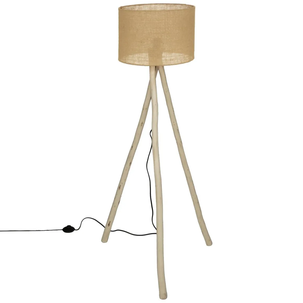 LAMPADAIRE TREPIED SEAV NATUREL H.151CM