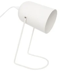 LAMPE A POSER FARO METAL BLANC H.30CM