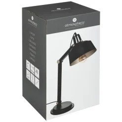 LAMPE ARC SOUL NOIR H.55.8CM