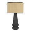LAMPE BAKA NOIRE 46.5X28CM