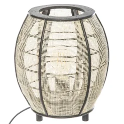 LAMPE BAMBOU H.27CM